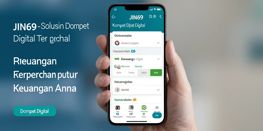 Tampilan antarmuka aplikasi JIN69 yang sederhana dan modern.