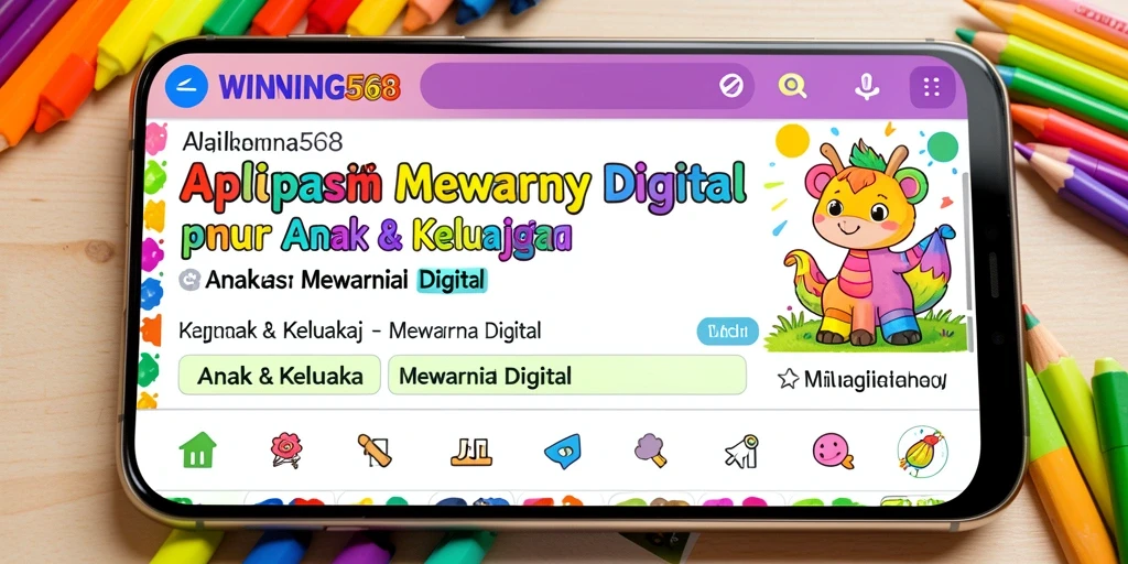 Tampilan antarmuka WINNING568 yang menarik untuk mewarnai digital.